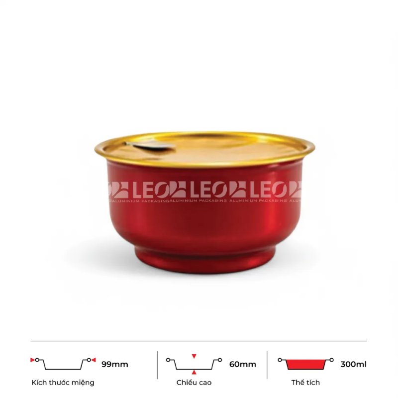 Chén nhôm tròn 300ml