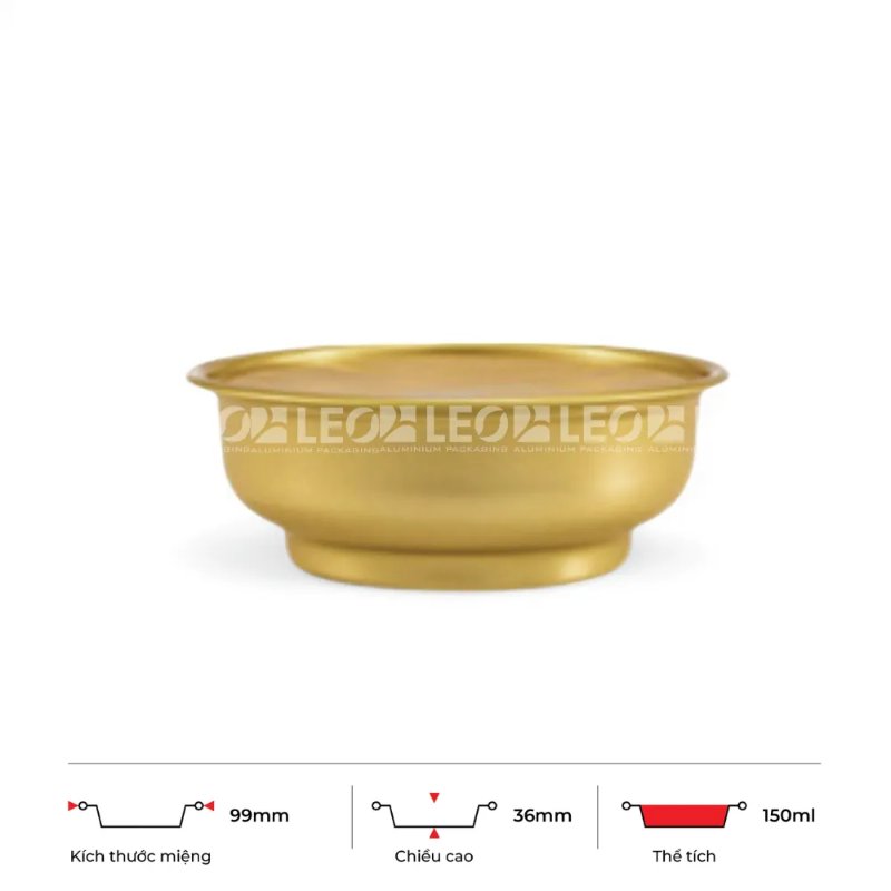 Chén nhôm tròn 150ml