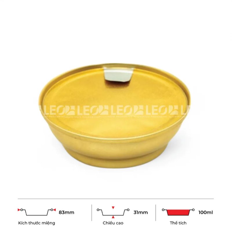 Chén nhôm tròn 100ml