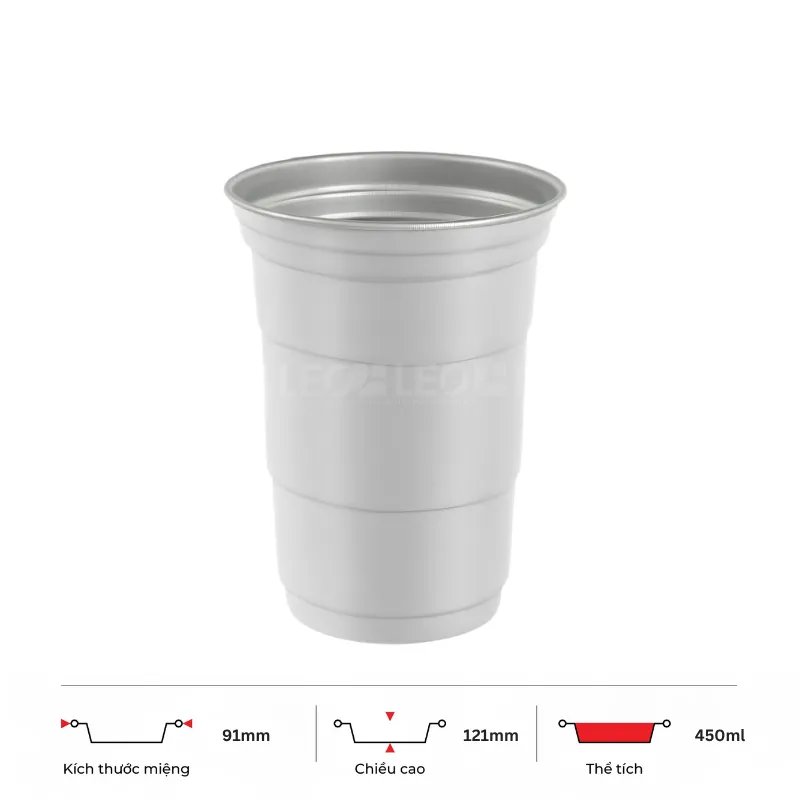 Ly nhôm 450ml