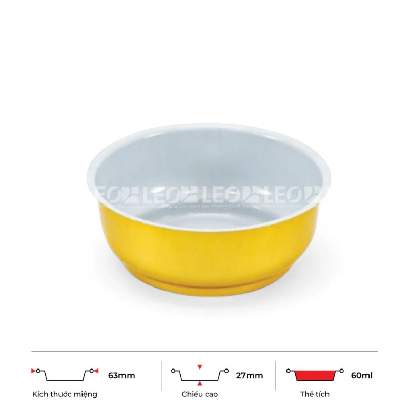 Chén nhôm tròn 60ml